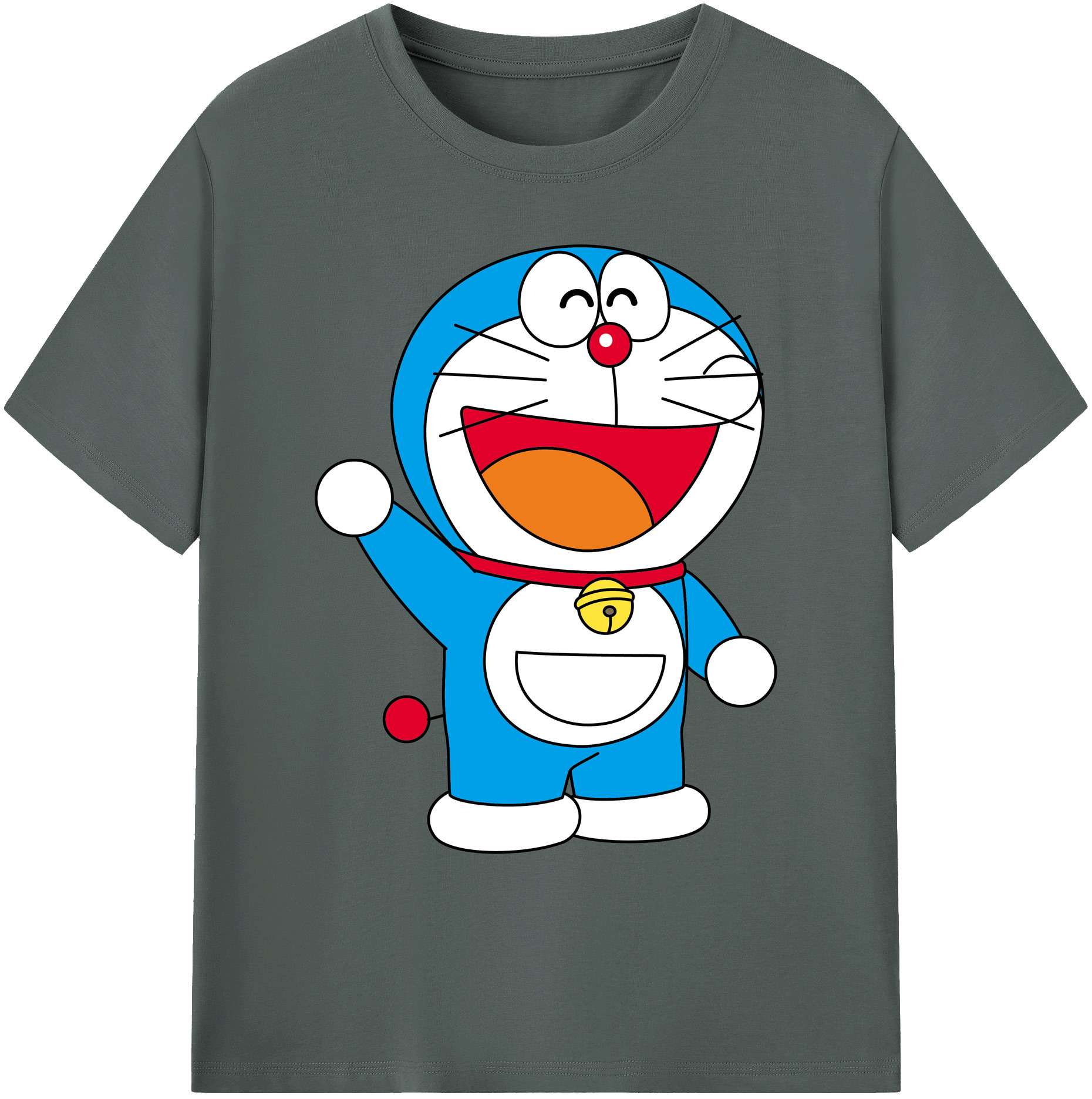 （画像用） ドラえもん Doraemon 綿100％ メンズ半袖Tシャツ｜肌触りやわらか＆通気性